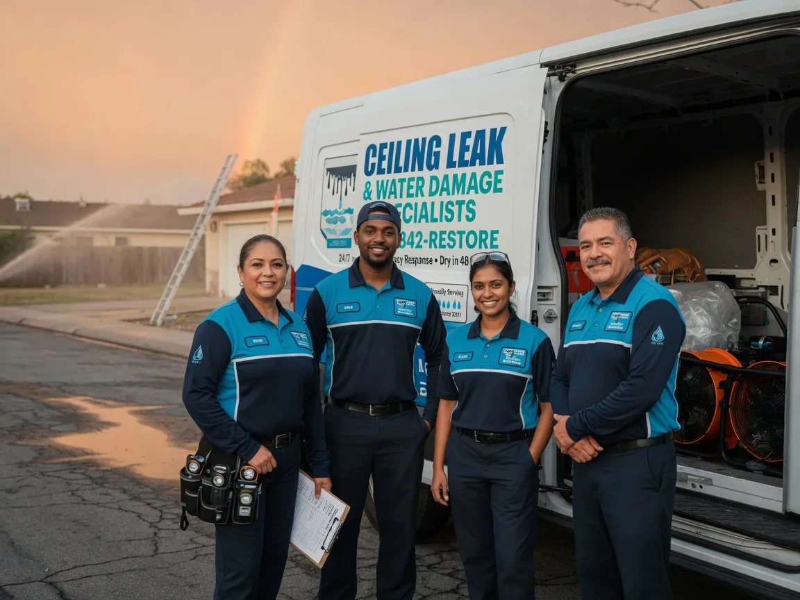 Ceiling Leak Cleanup company in New Middletown, OH