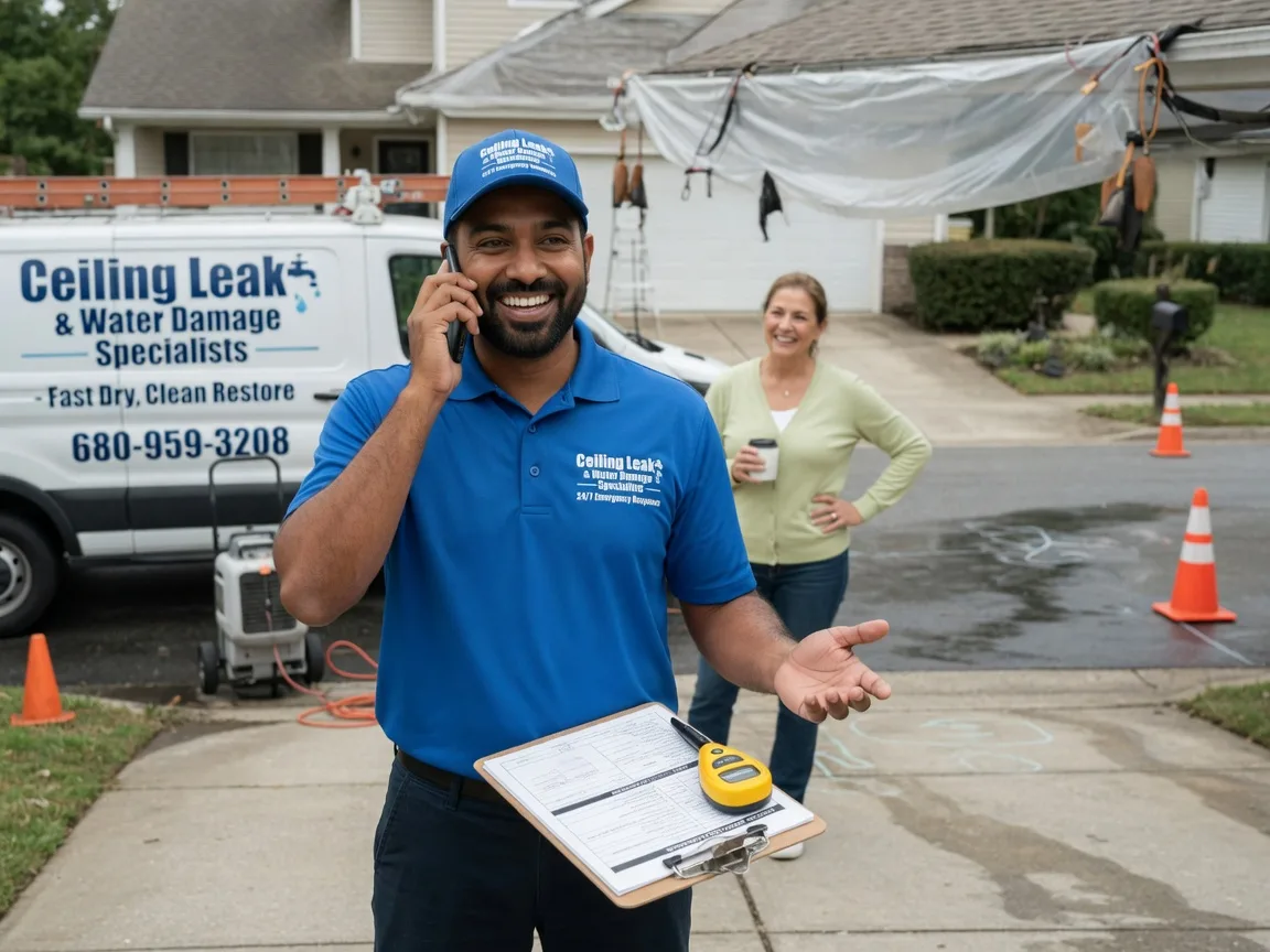 Ceiling Leak Cleanup New Middletown, OH FAQs